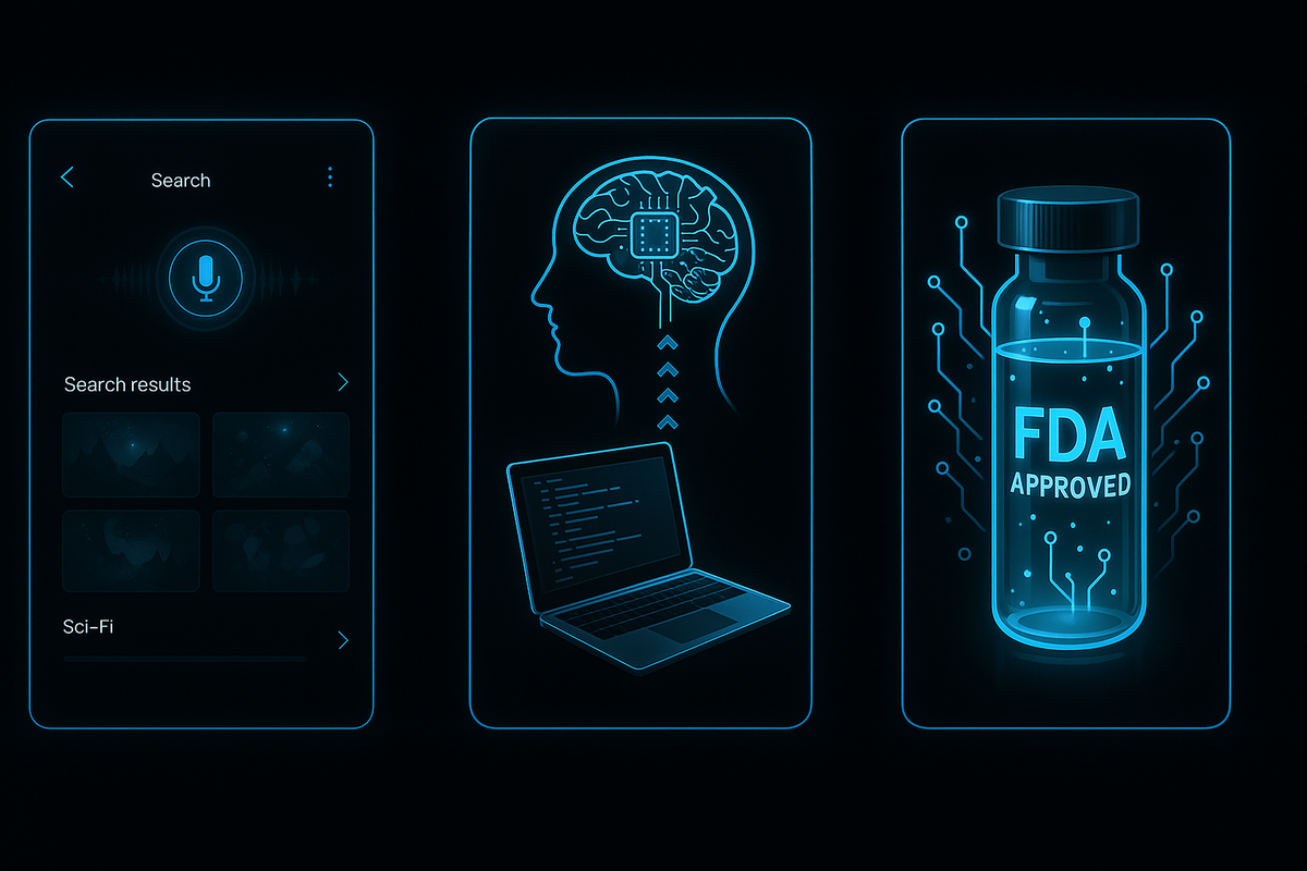 AI Picks Your Next Binge, Approves Drugs, and Controls a Mind
